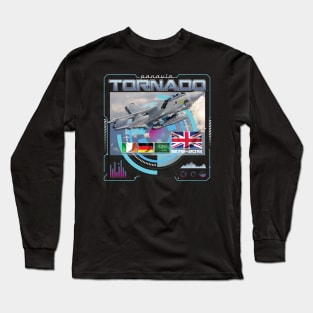 Tornado German British  Airforce Pilot Gift Modern Warbird Long Sleeve T-Shirt